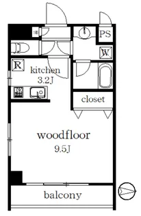 クレアージュ目黒【1階】の間取り