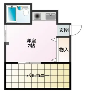 力亭ビル【4階】の間取り