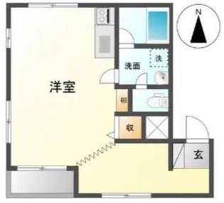 リベルタ本郷【1階】の間取り