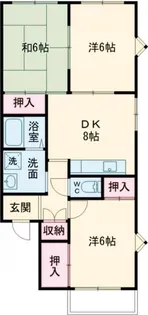 ベルトップ III【2階】の間取り
