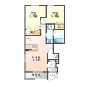 Celsus Grande(セルサス グランデ)【1階】の間取り