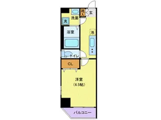 LASPACIO東陽町レジデンス【8階】の間取り