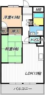 アルカディア【2階】の間取り