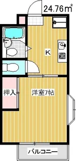 東京都三鷹市上連雀7【アパート】の間取り