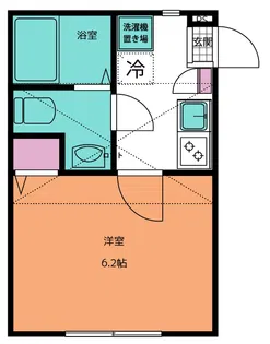 AZALEA茅ヶ崎【2階】の間取り
