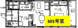ベルメゾンFI【3階】の間取り