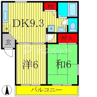 メゾンド・ヒロセ【1階】の間取り
