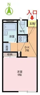 CREST【2階】の間取り