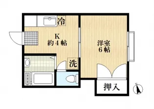 ハイツ73M【2階】の間取り