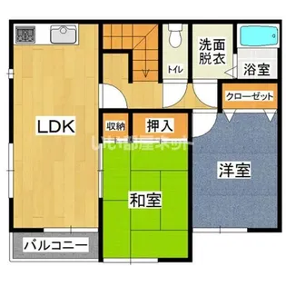 グリーンヒル【2階】の間取り