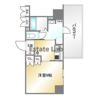 神戸元町Noah【5階】の間取り