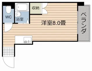 サンハウス【4階】の間取り