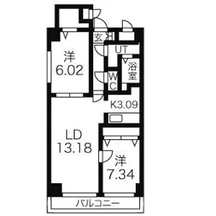 Square Ms614【4階】の間取り