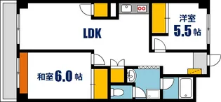 牛田みのりマンション【3階】の間取り