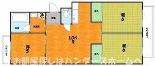 ヨシダ旭ハイツ【3階】の間取り