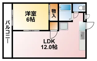 千葉県茂原市鷲巣【マンション】の間取り