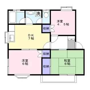 レオハットPARTI【2階】の間取り