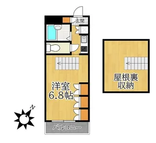 メルパラッツオ【2階】の間取り