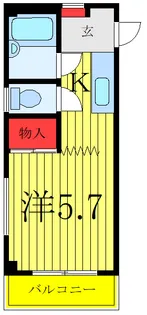 コスモ和光V【5階】の間取り