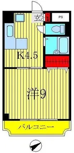 YRレジデンス【4階】の間取り