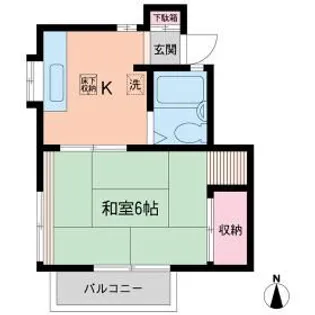高橋コーポ【2階】の間取り