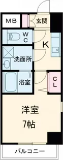 大阪府高槻市別所新町【マンション】の間取り