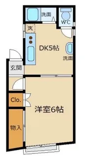 前田荘【2階】の間取り
