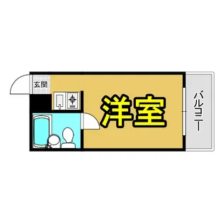 野江サンマンション【3階】の間取り