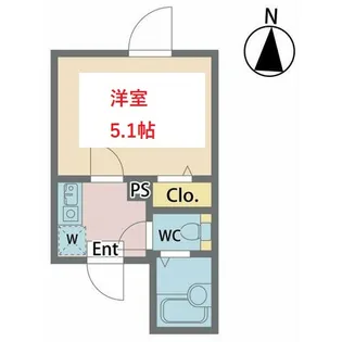東京都大田区本羽田1【アパート】の間取り