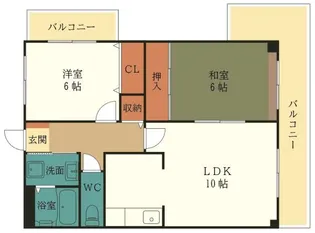 大阪府摂津市東一津屋【マンション】の間取り