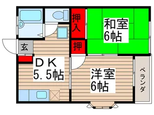 フローラル・ヒロ1【1階】の間取り