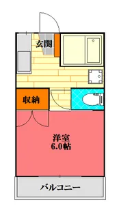 セントラルコーポJ【2階】の間取り