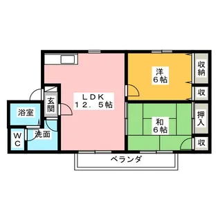 リヴェールK【2階】の間取り