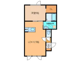 カーサ・リオーネ【1階】の間取り