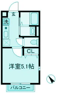 神奈川県横浜市鶴見区潮田町2【アパート】の間取り