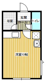 クリーンコーポ藍【2階】の間取り