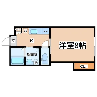 アスコット一本杉I【2階】の間取り