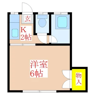 1Kの間取り画像
