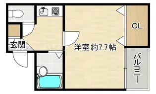 大阪府大阪市城東区蒲生2【マンション】の間取り