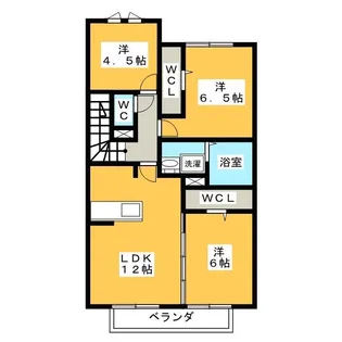 エスポワールYV【2階】の間取り