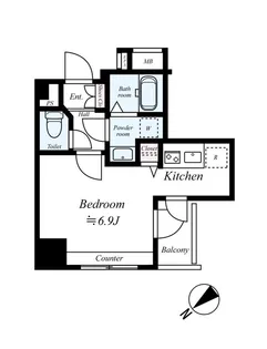 アヴァンツァーレ元町【3階】の間取り