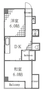 東京都墨田区千歳1【マンション】の間取り