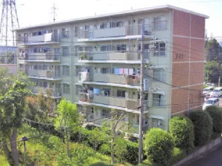 内野西団地1号棟【5階】の外観