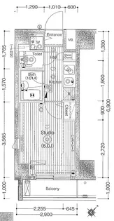 ガーラ・ステージ西巣鴨II【3階】の間取り