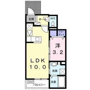 ヴェルテス弐番館【1階】の間取り