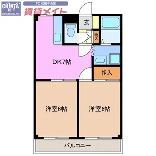 プレシャスIII【2階】の間取り