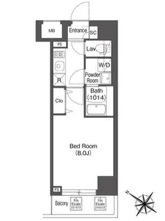 東京都台東区竜泉3【マンション】の間取り