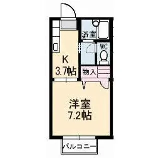 ベルエア【2階】の間取り
