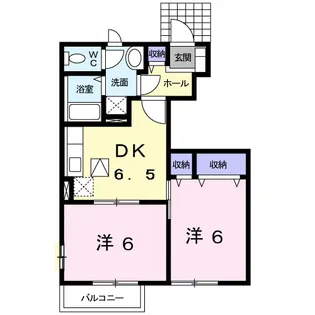 千葉県茂原市小林【アパート】の間取り