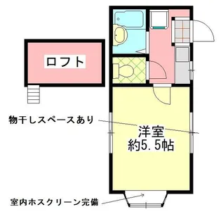 パルーム鎌ヶ谷No1【1階】の間取り